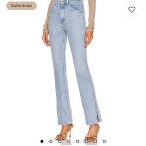 GRLFRND Harlow Light Blue High Rise Bootcut Jeans
